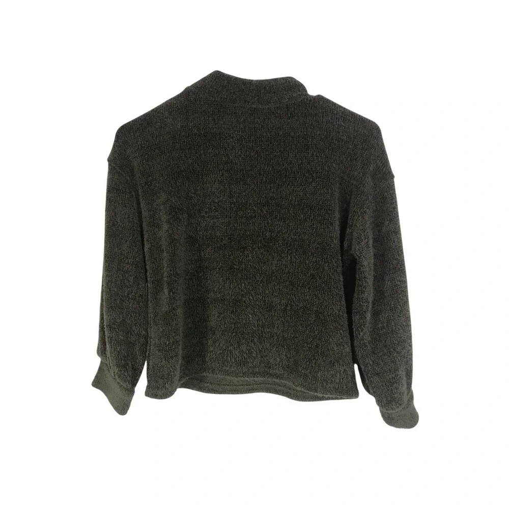 NWT Old Navy Plush Soft Sweater Girl's Sz M‎ 8 Fuzzy Mock Neck Long Sleeve